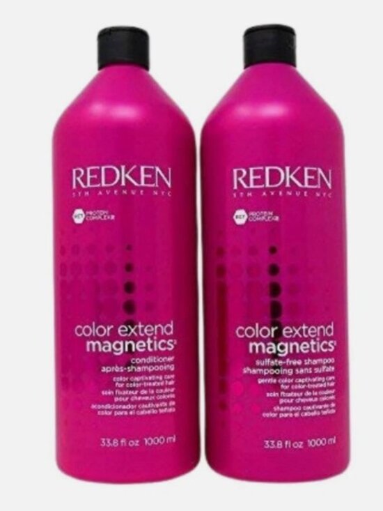 Redken Color Extend Magnetics Shampoo & Conditioner 33.8 oz OG Duo
